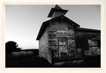 Load image into Gallery viewer, Black and White Montana School House

